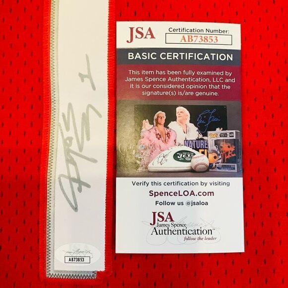 SIGNED BASKETBALL JERSEY Mc GRADY SIGNED NWT COA AUTHENTICATION - Picture 2 of 4